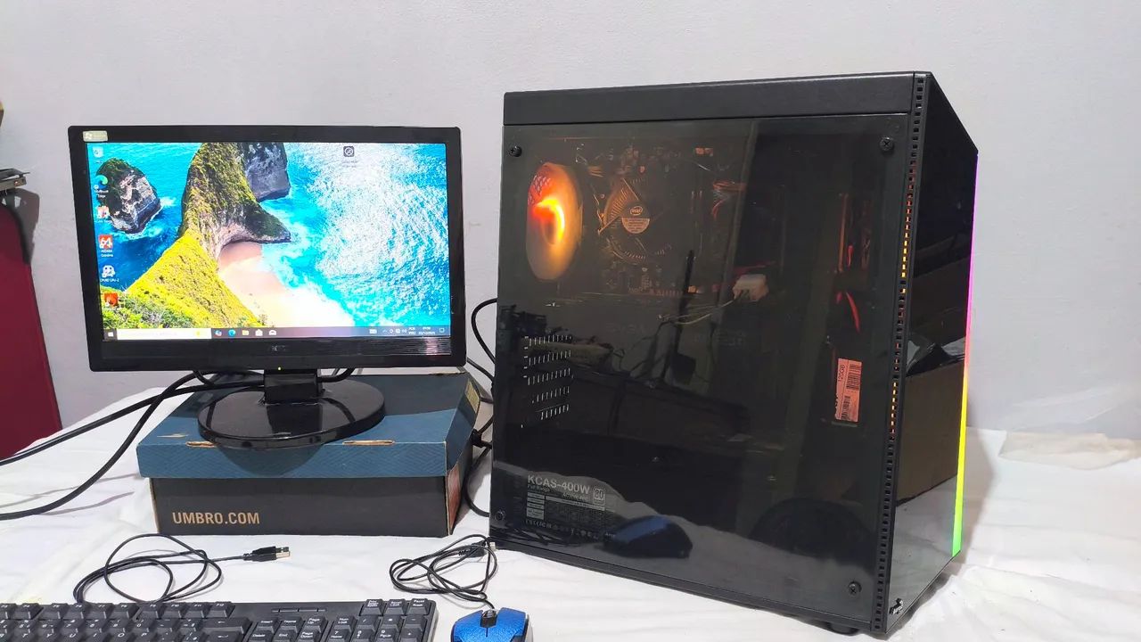 PC Gamer RGB Case with Intel i5, GTX Graphics Card64617709110657123