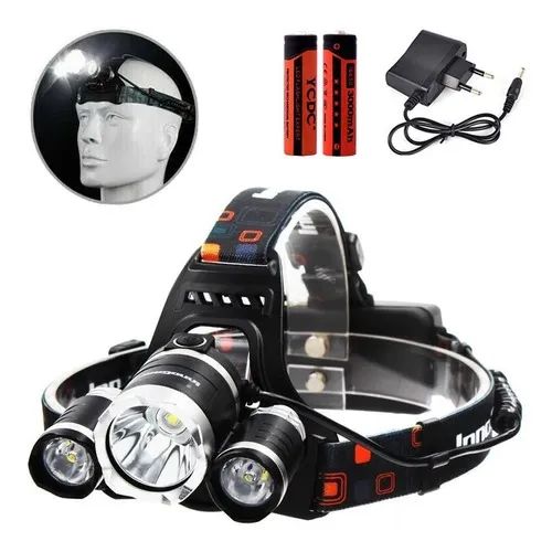Lanterna de Cabeça Profissional Led Cree T6 3 Funções RP-3 - Foto 2