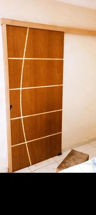 Porta de correr trilho com 2mt parcelo até 10X no cartão sem juros  - Foto 3