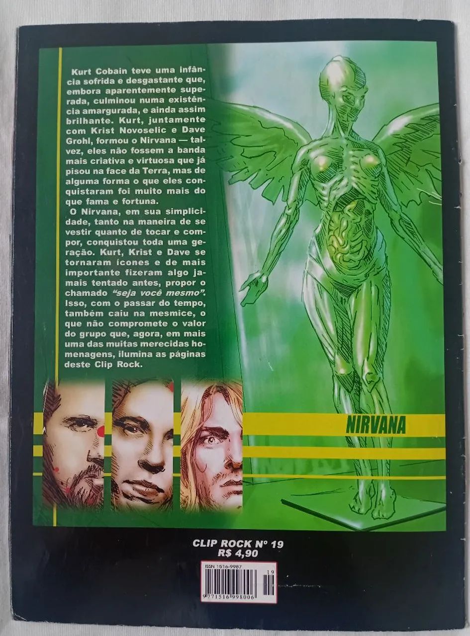 Revista Nirvana - Grunge na Veia (Clip Rock, Editora Escala