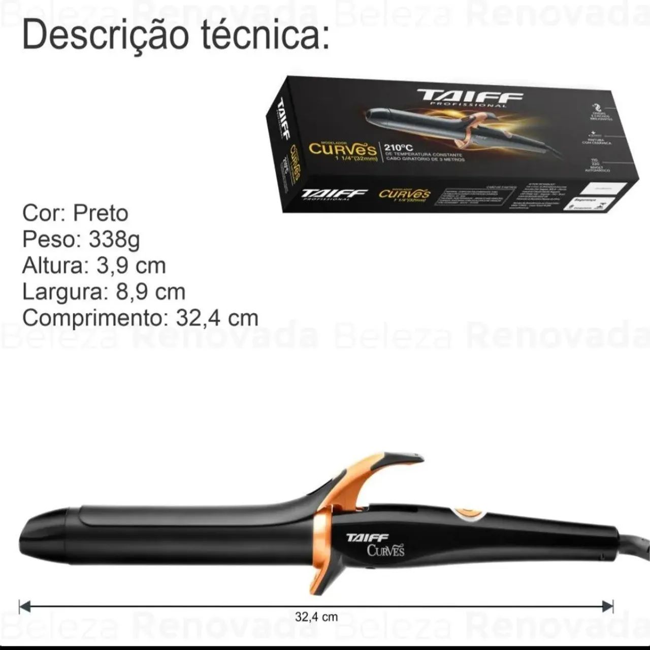Babyliss Taiff Curves 1 1/4'' 32mm - Foto 2