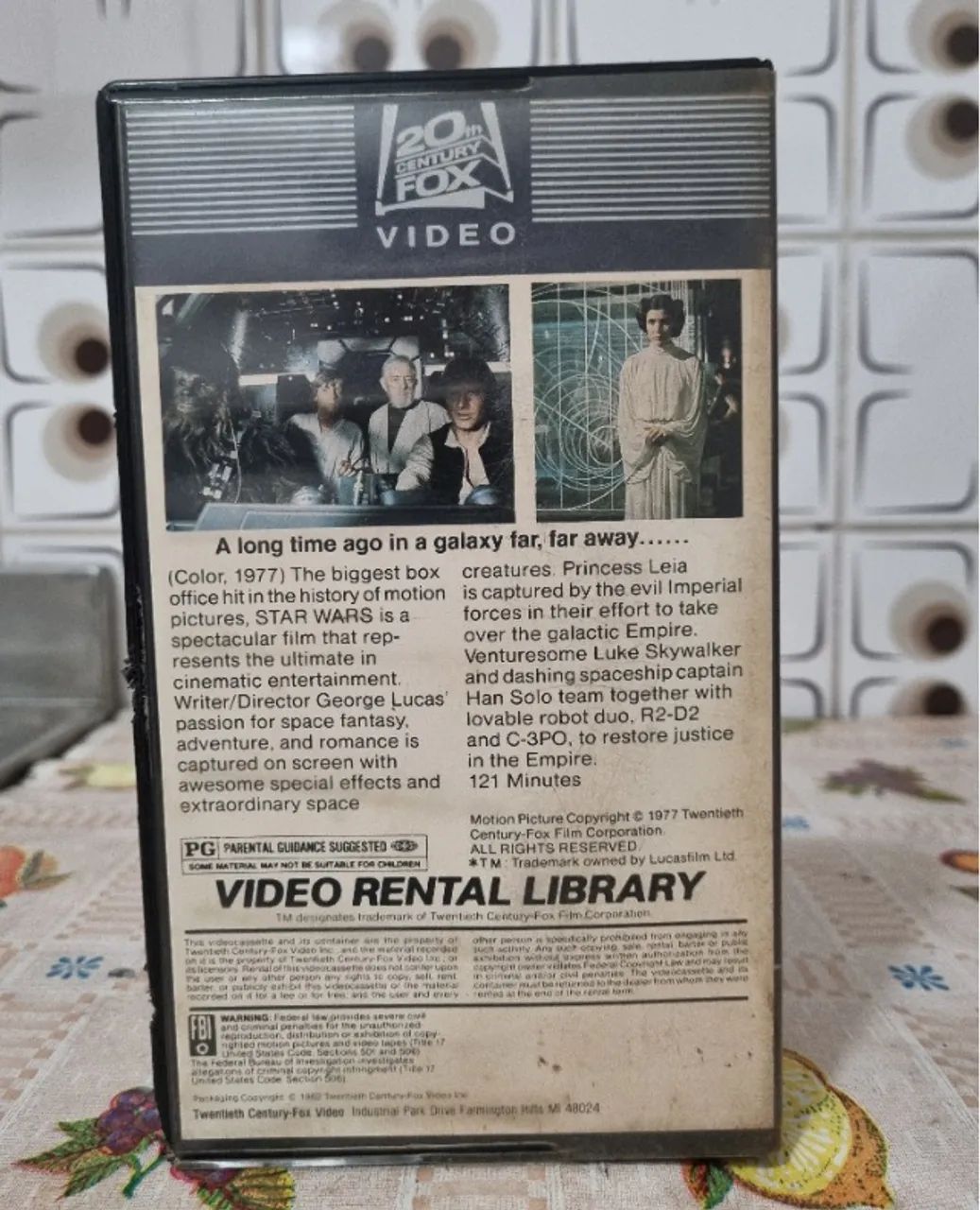 Star Wars 1982 - Primeiro Lançamento Em Vhs - Raridade!  - Foto 5