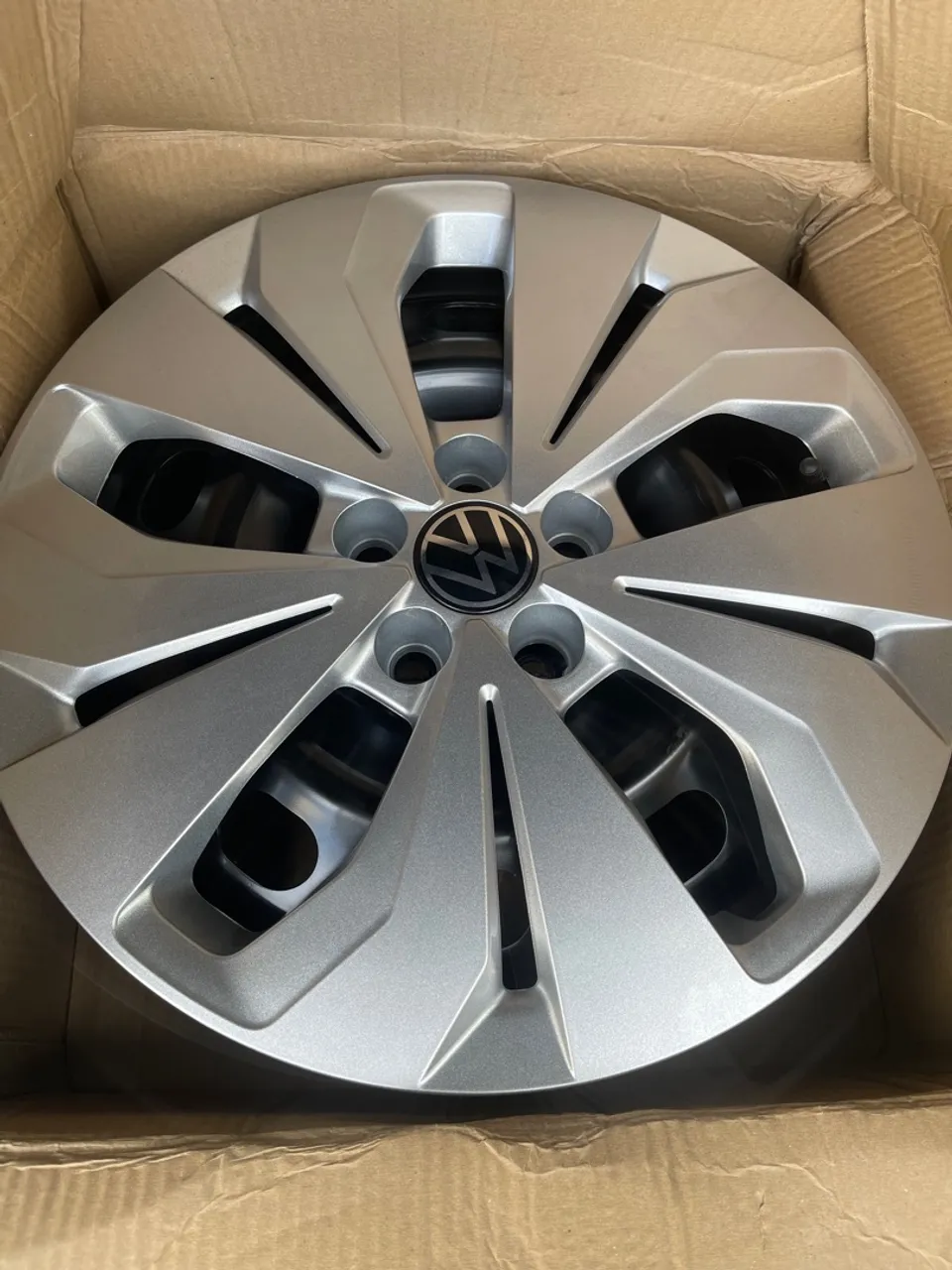 4 Calota Original Volkswagen Prata
