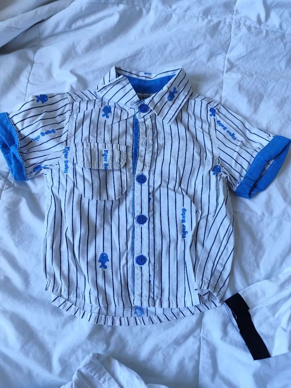 Vendo camiseta tigor 3 a 6 meses - Foto 2