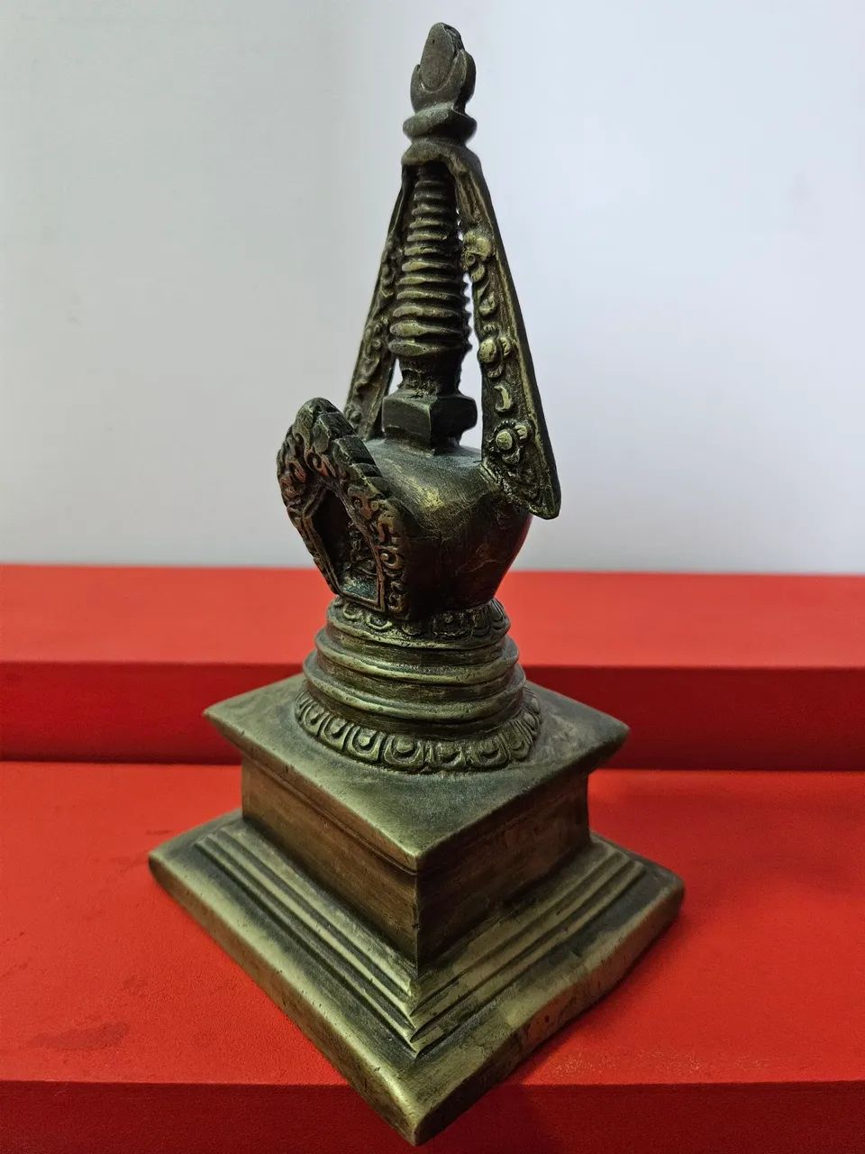 Buda Tibet Stupa em bronze - Foto 2