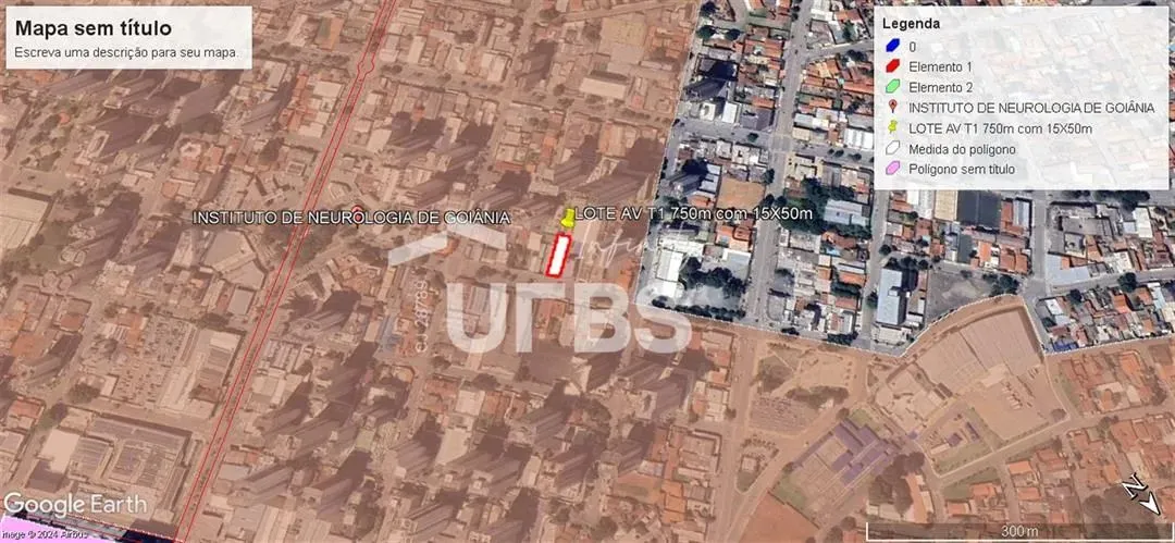 Lote na T-1 com 750m².