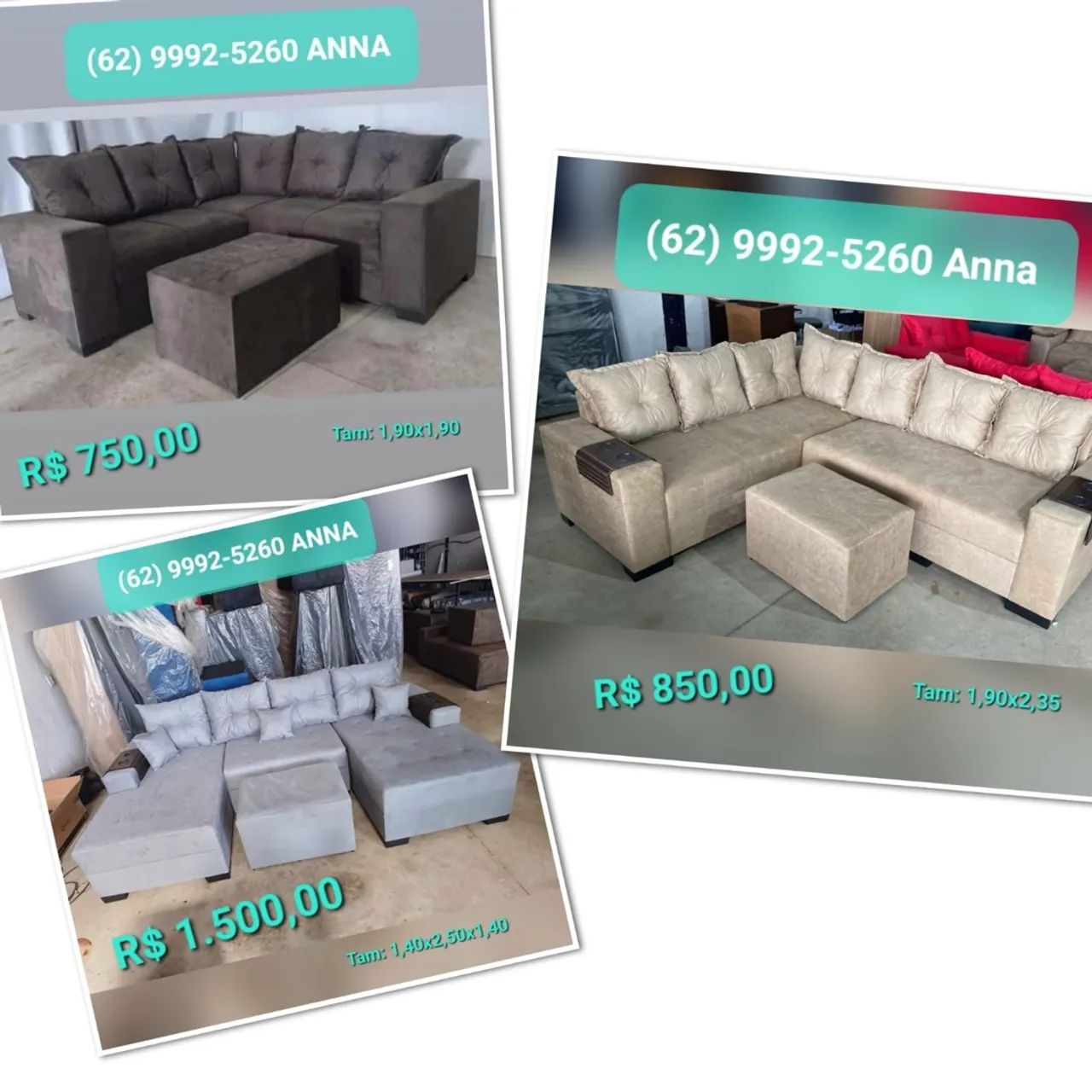 Sofá diversos modelos***