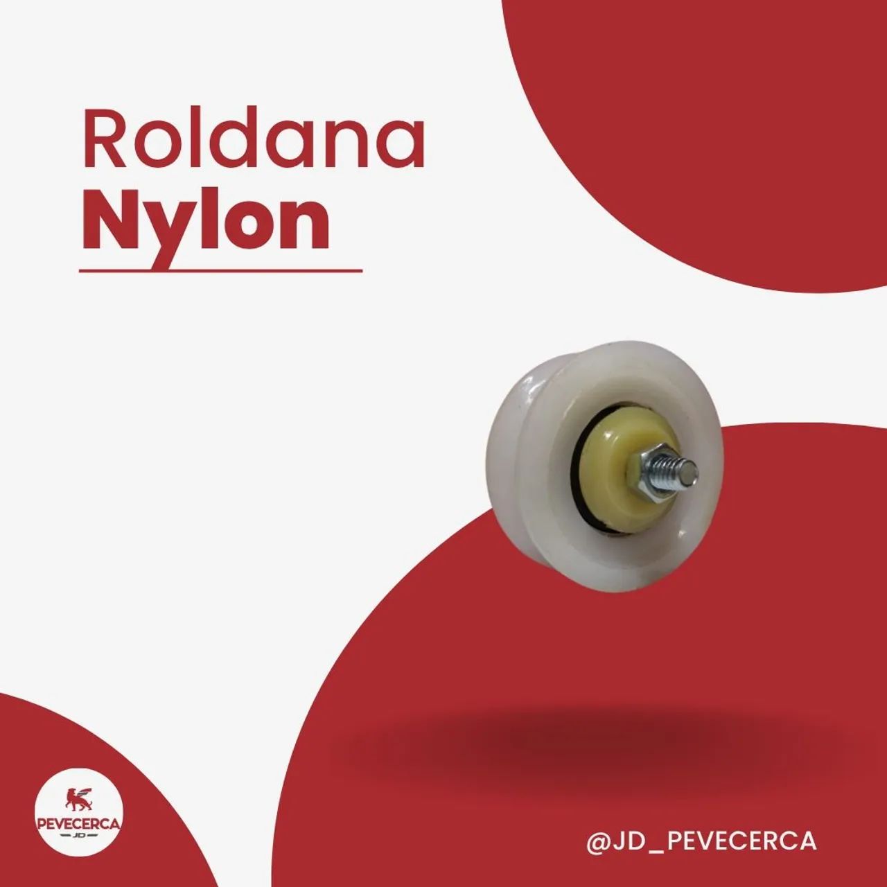 Roldana para portão PVC 64607088644354120