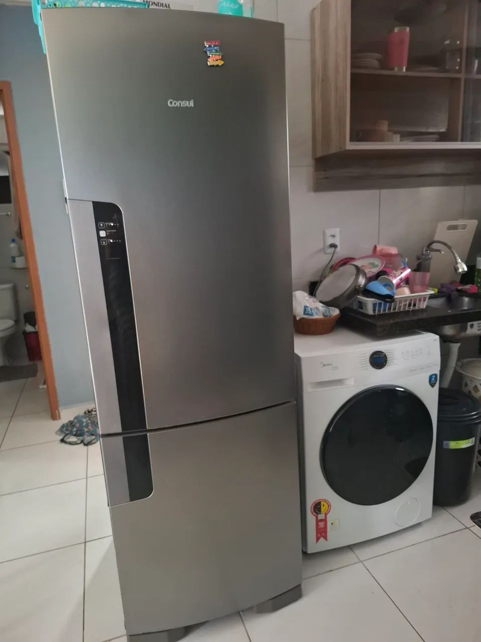 Geladeira Consul 397 Litros 2 Portas Inox - Foto 2
