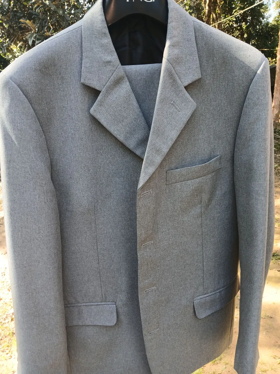 Terno Cinza Clássico Masculino