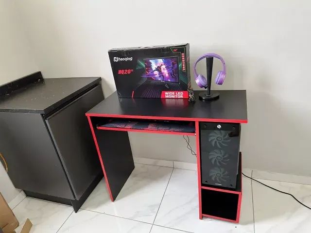 Mesa Escrivaninha Para Computador Escritório Pc gamer- Várias Cores. - Foto 4