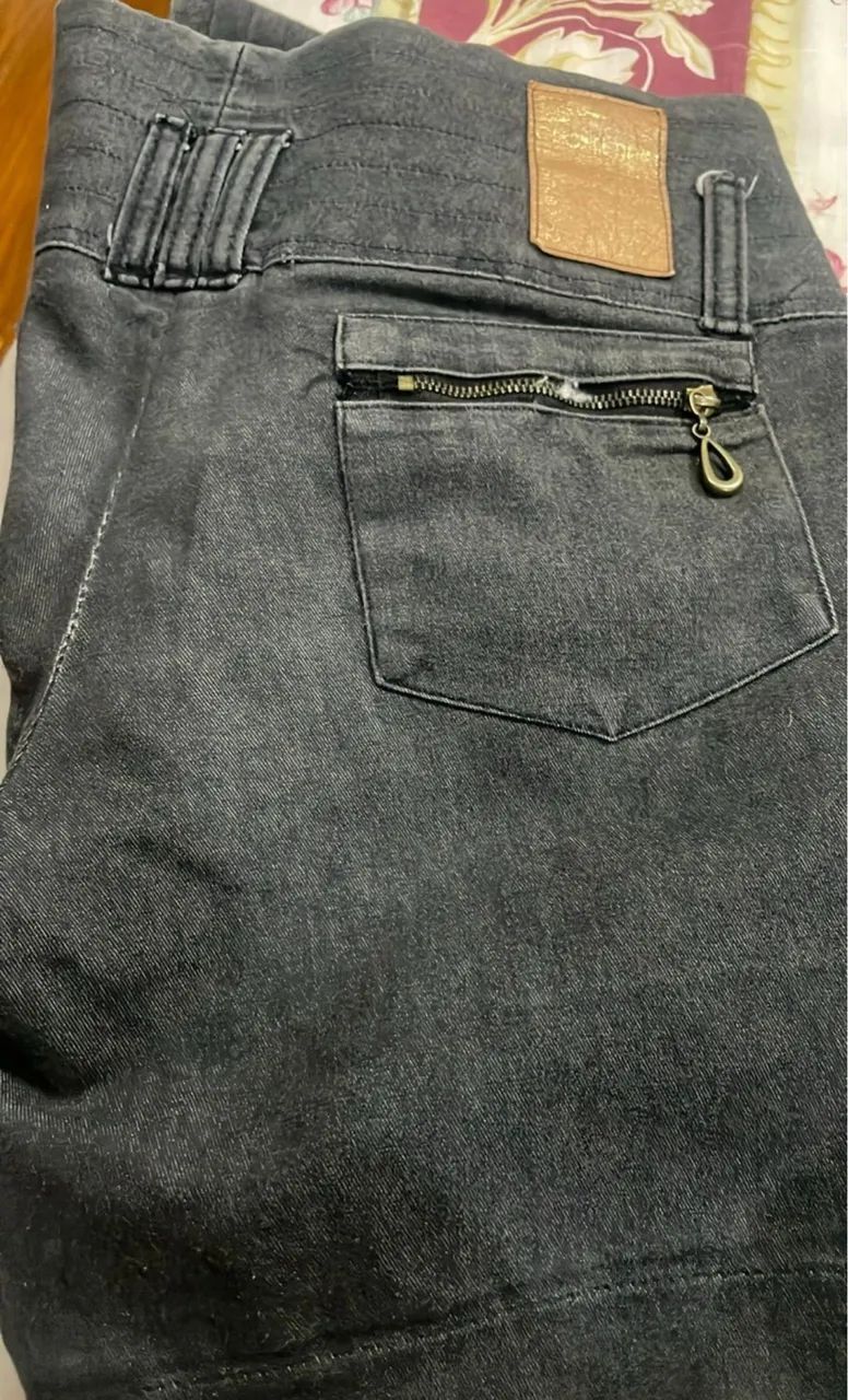 Shorts jeans preto - Foto 3