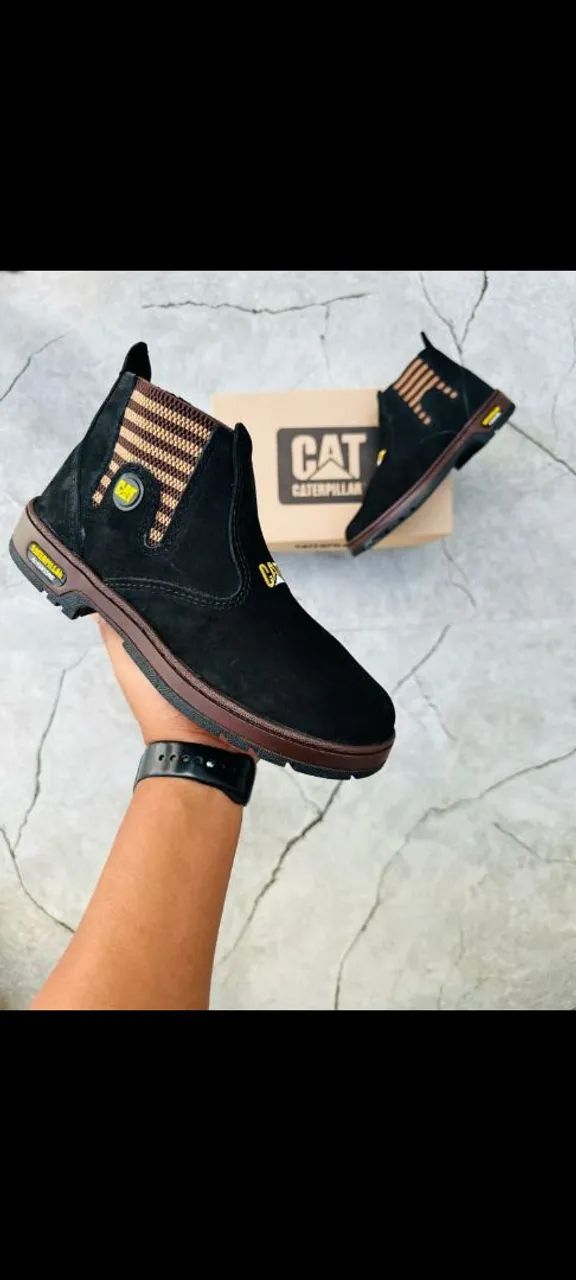 Bota Caterpillar Couro Cano Curto Calçados Parauapebas - Main Image
