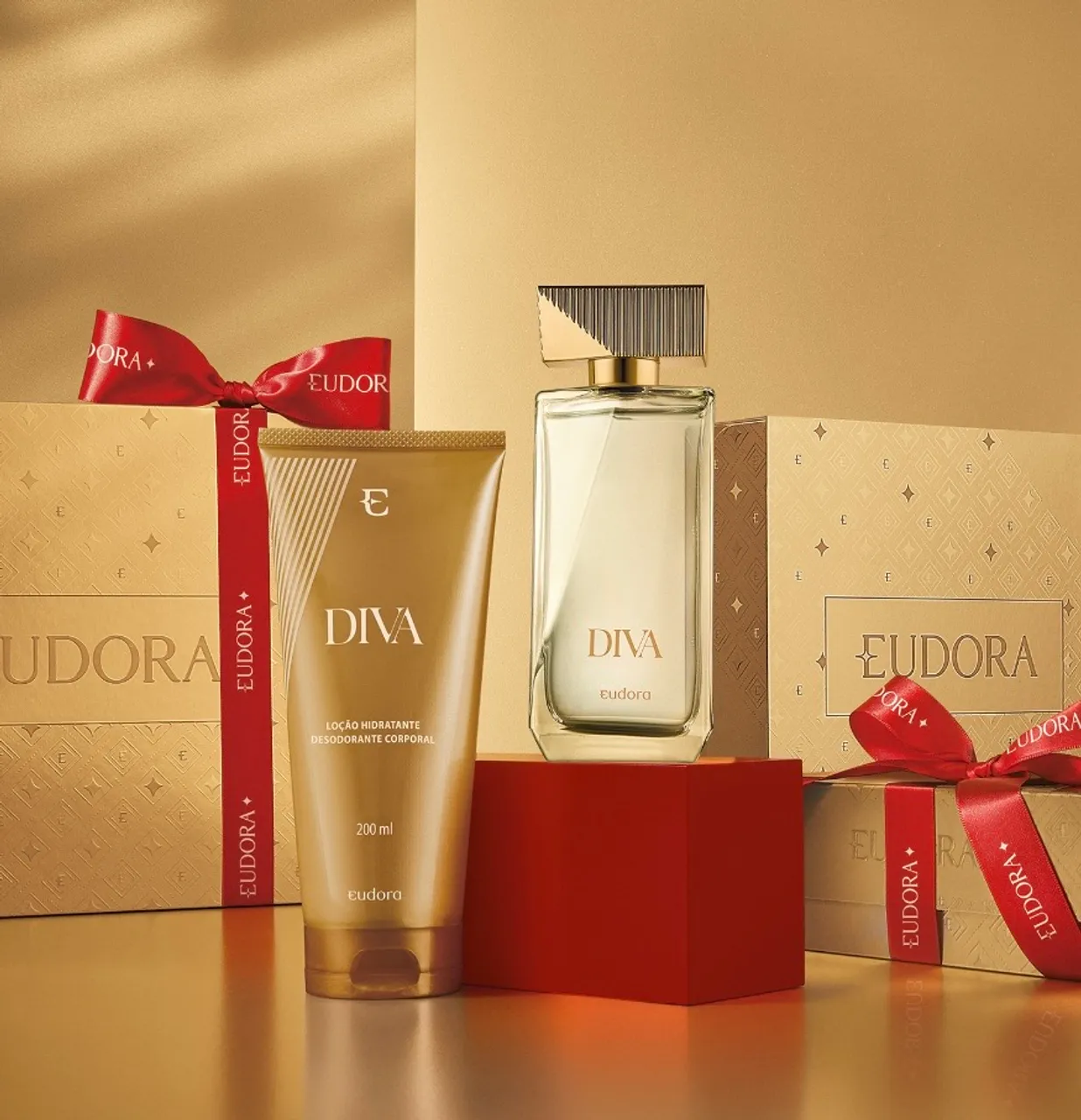 Kit Diva Eudora - Perfume + Loção Hidratante