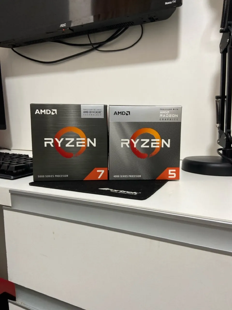 Processador AMD Ryzen 5 4600 e 7 5700
