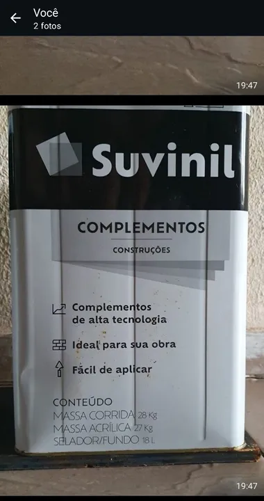 Fundo preparador suvinil 18 l