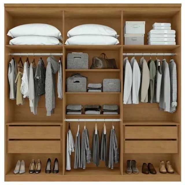 Guarda Roupa 100% MDF 6 Portas 4 Gavetas Direto da fabrica - Foto 2