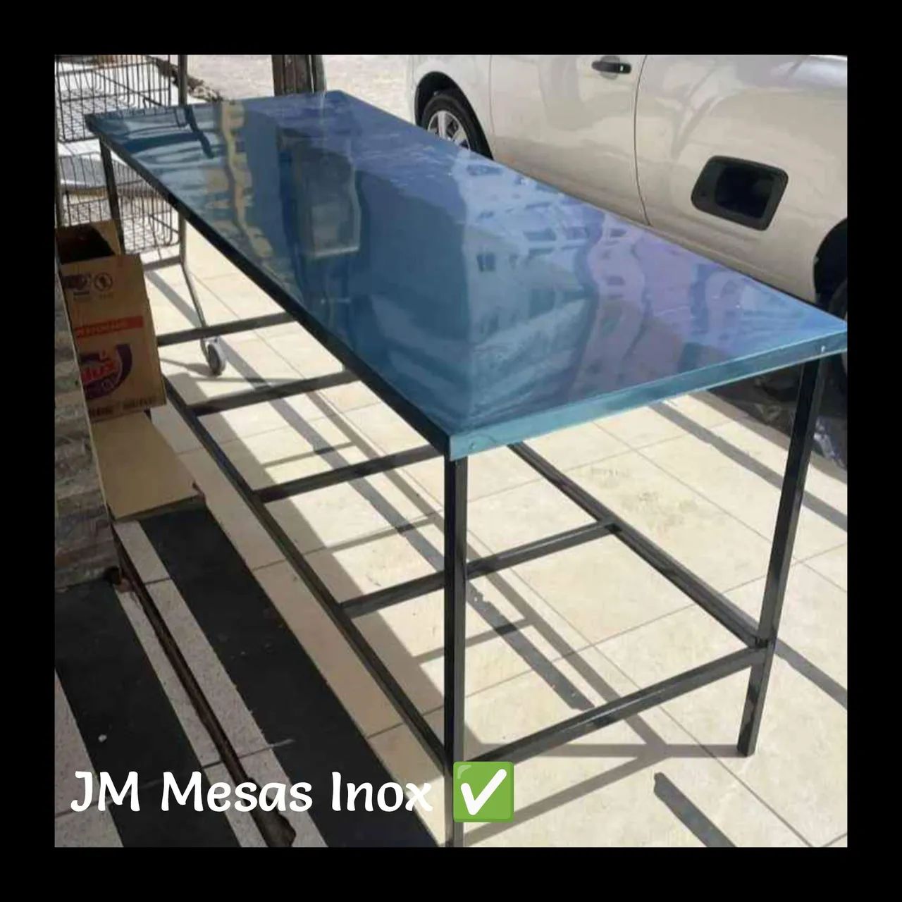 Mesas industriais de inox pronta entrega Disponíveis  - Foto 3