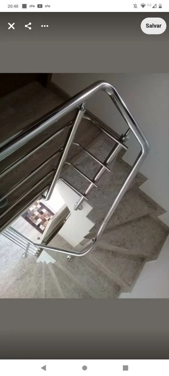Corrimão de Escada em Aço Inox - Foto 4