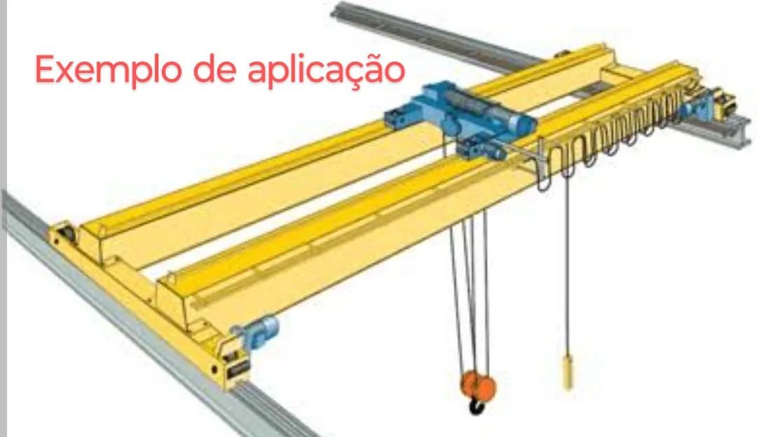 Controle sem fio para ponte rolante guindaste 8 botões  - Foto 4
