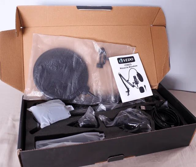 Kit Microfone USB BM800 VEDO Condensador Estúdio Profissional - Foto 4