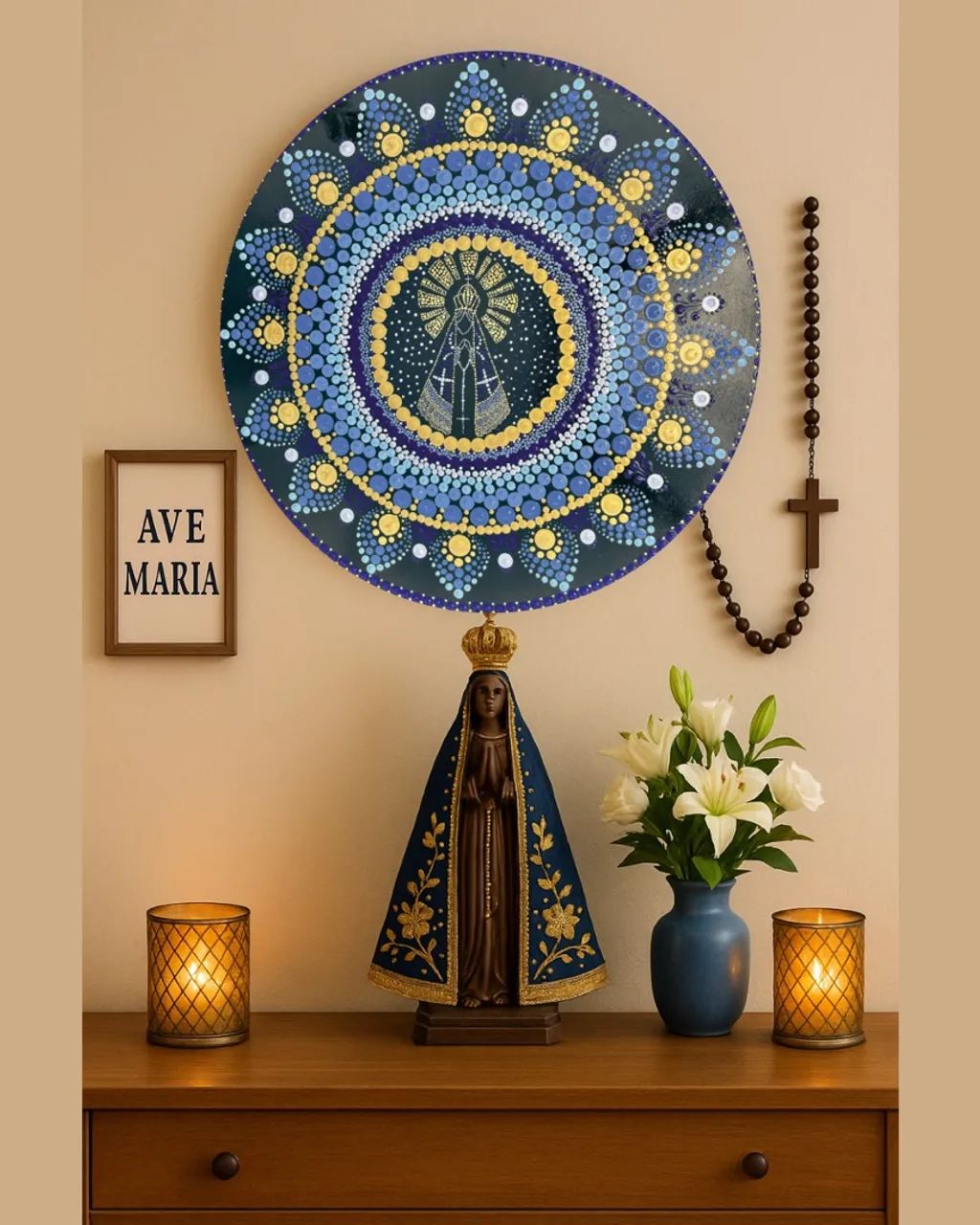 Mandalas e Pintura Organiza em MDF - Foto 2