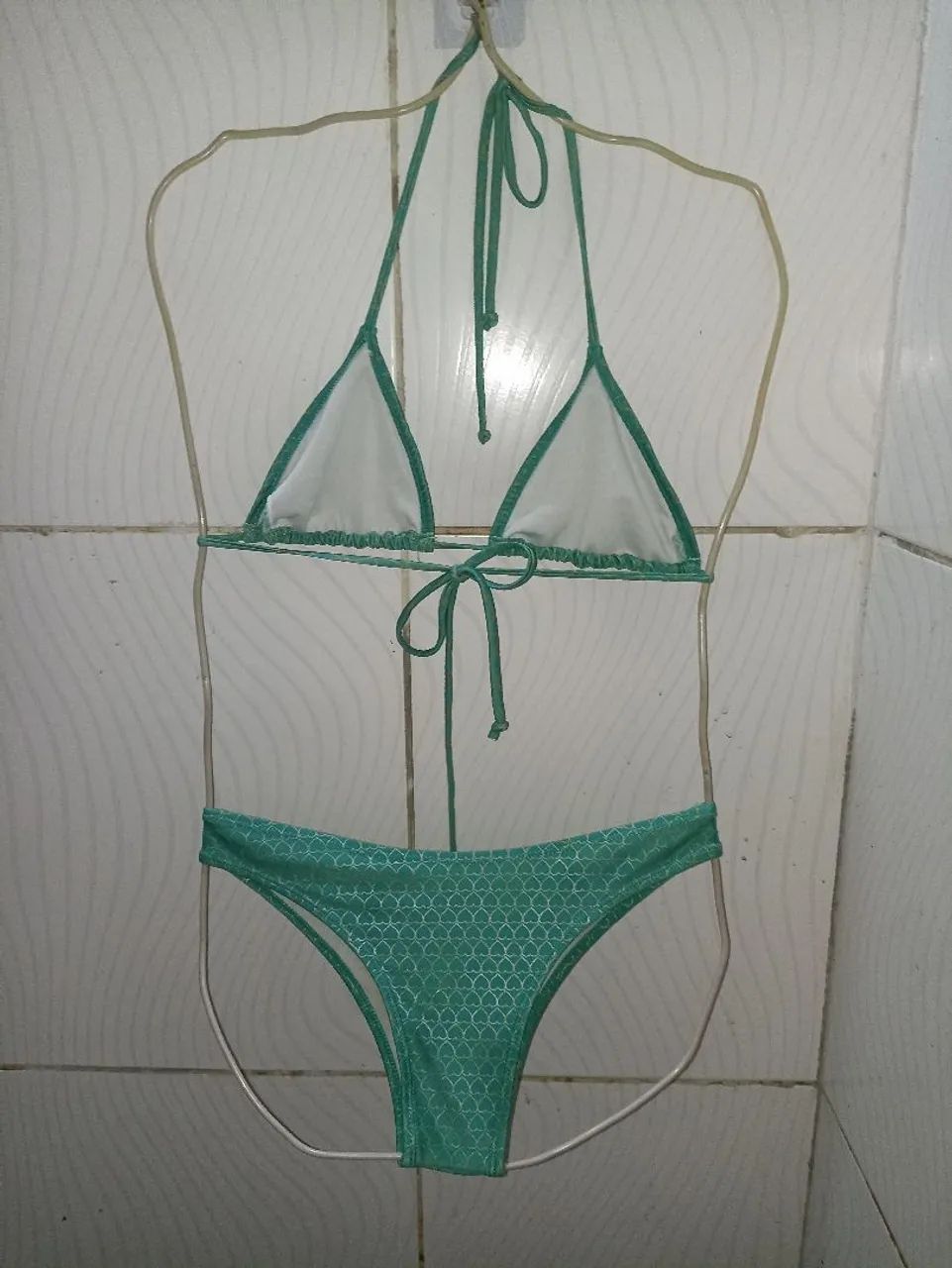 Biquíni Verde Metálico vc Feminino M - Foto 2