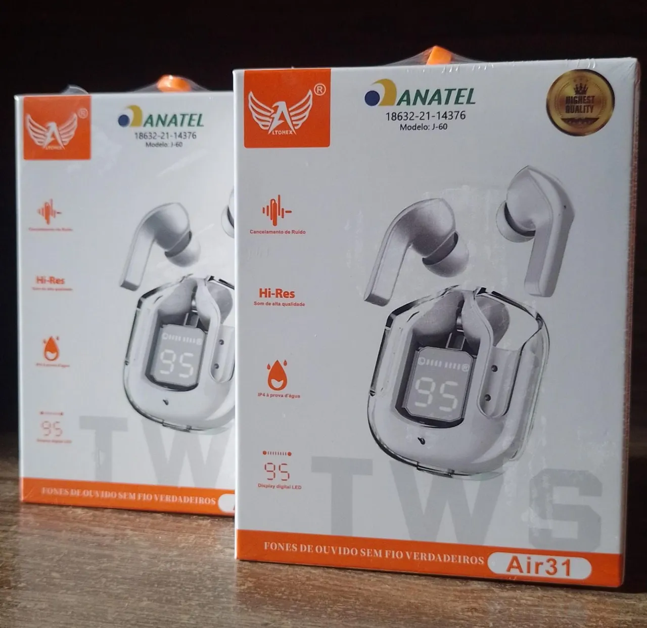 Fone de Ouvido Sem Fio TWS Air31