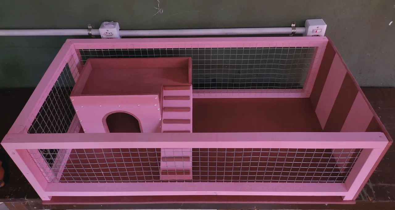 Cercado Artesanal para Porquinhos-da-Índia