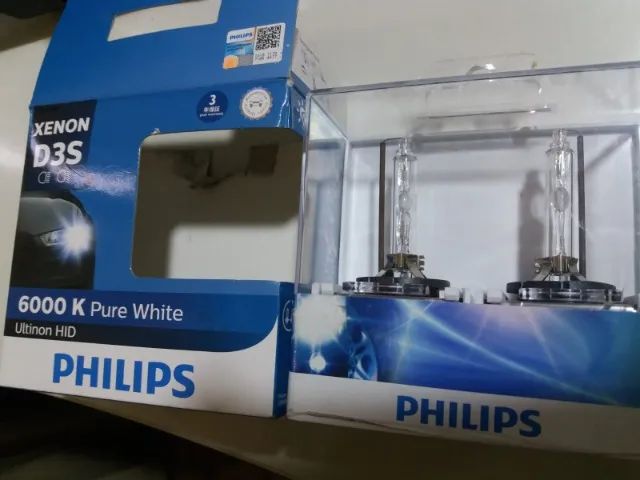 Par De Lampada Xenon D3s 35w 6000k Philips Original Top - Foto 4
