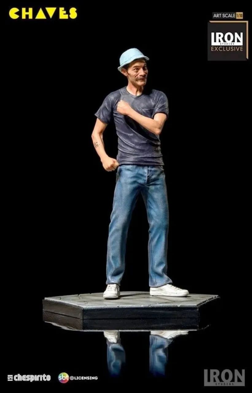 Seu Madruga Art Scale 1/10 Iron Studios Chaves - Foto 3