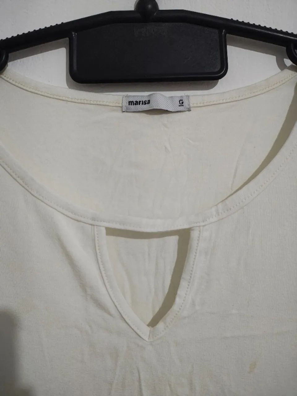 Camisa branca b ásica Marisa - Foto 2
