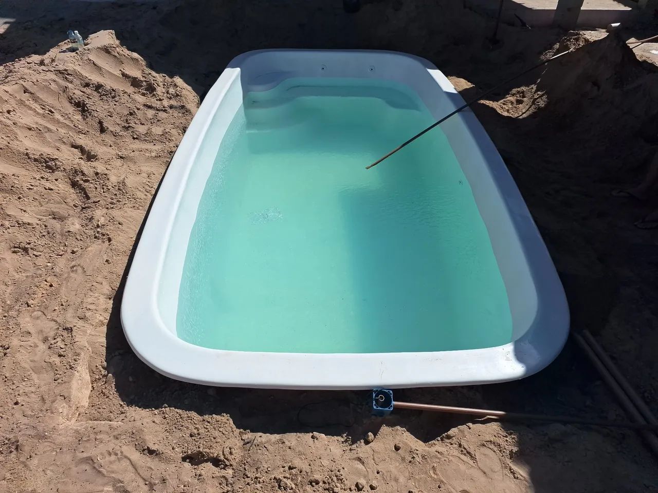 Piscina de fibra 5.00 x 2.80 x 1.30  R$ 10.590 ou 10 x 1.200  no cartão    - Foto 3