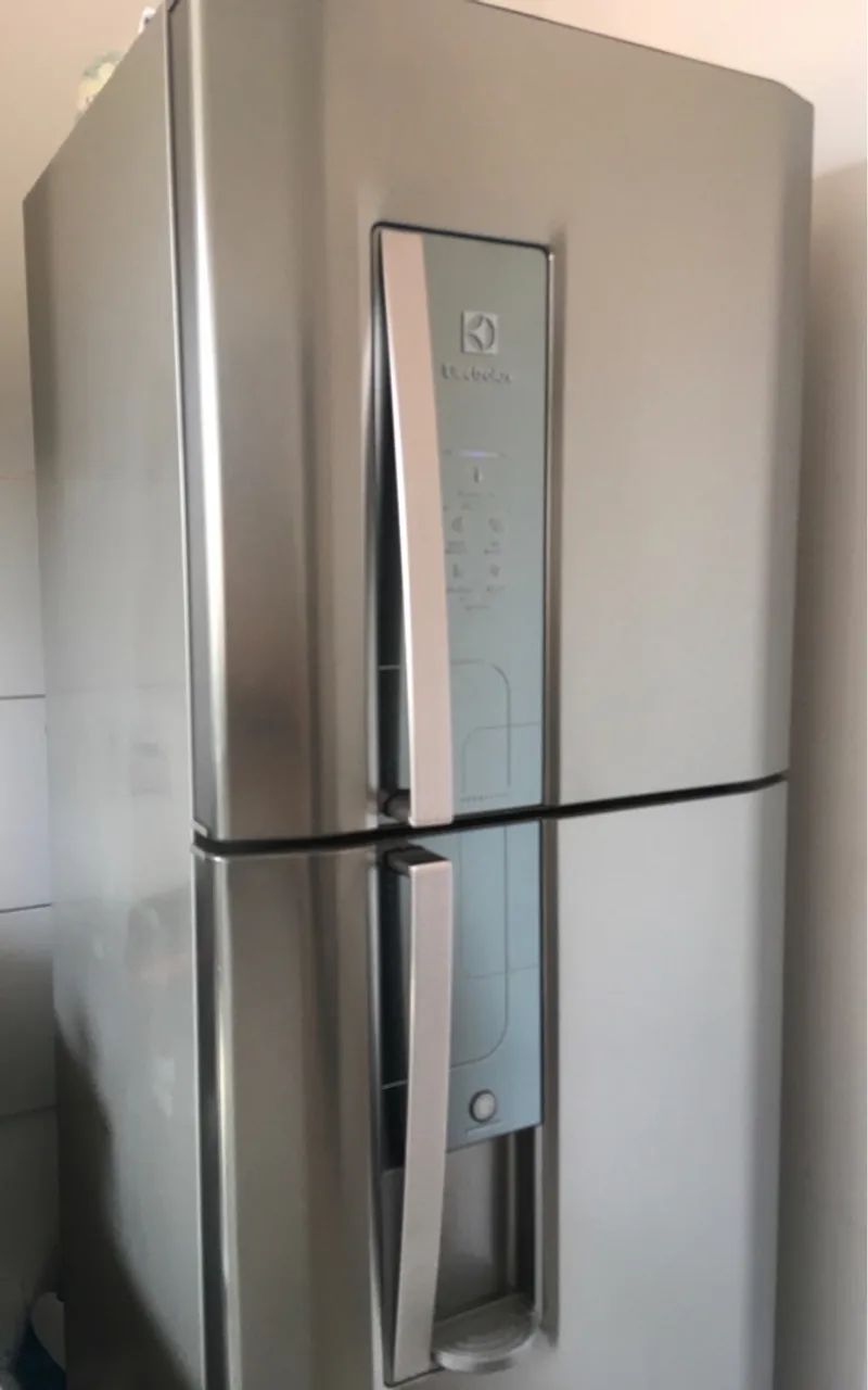 Geladeira Duplex Electrolux - Inox - Semi-nova - Foto 5