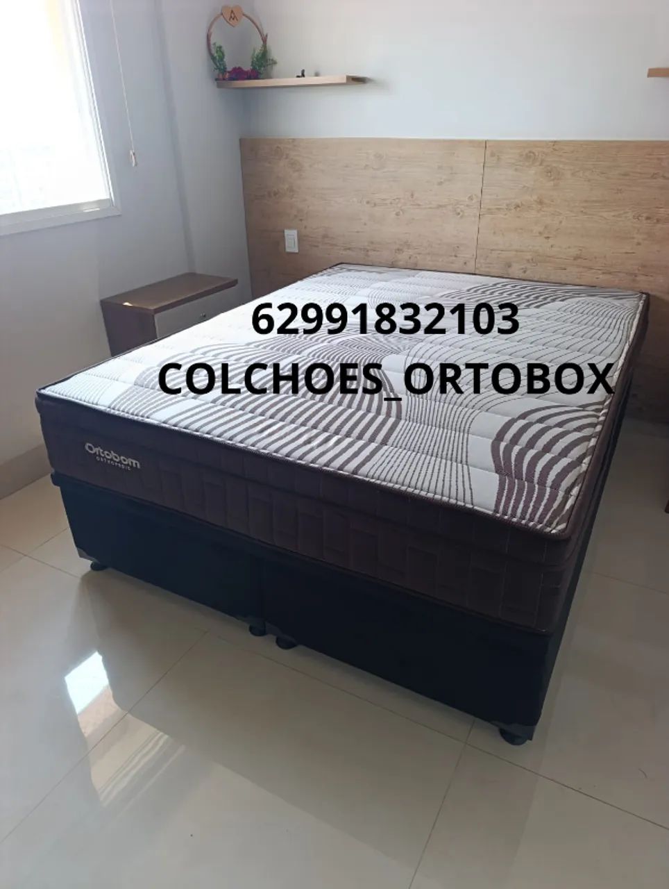 Base e Colchão Casal Ortopedico da ortobom