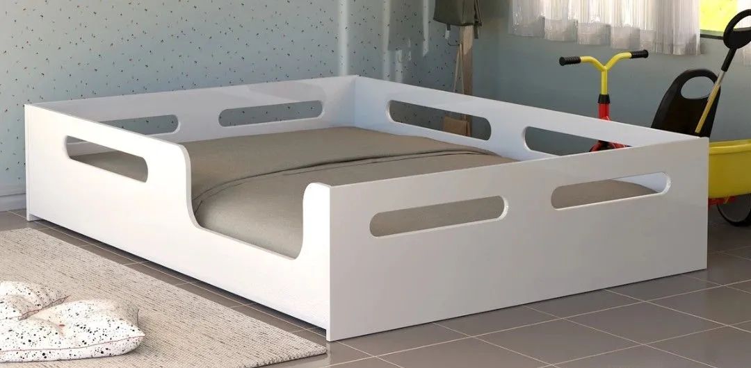 Cama montessoriana casa com colchão super conservada- Segurança e Conforto - Foto 2