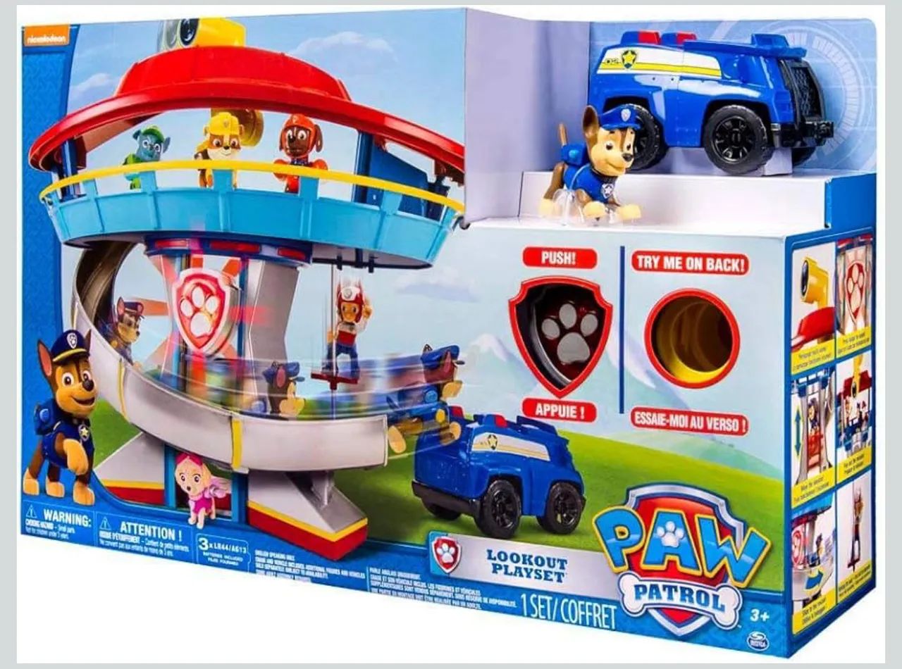 Patrulha canina torre de vigilância Action figures 