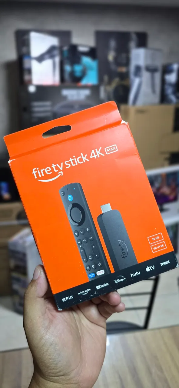 Amazon Fire TV Stick 4K Max suporte Wi-Fi 6E, 16GB