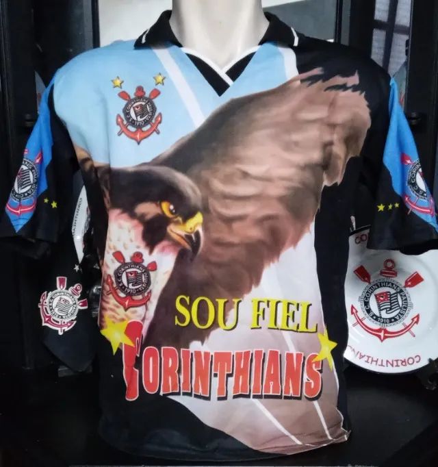 LOTE 2 CAMISAS CORINTHIANS TORCIDA - Foto 3