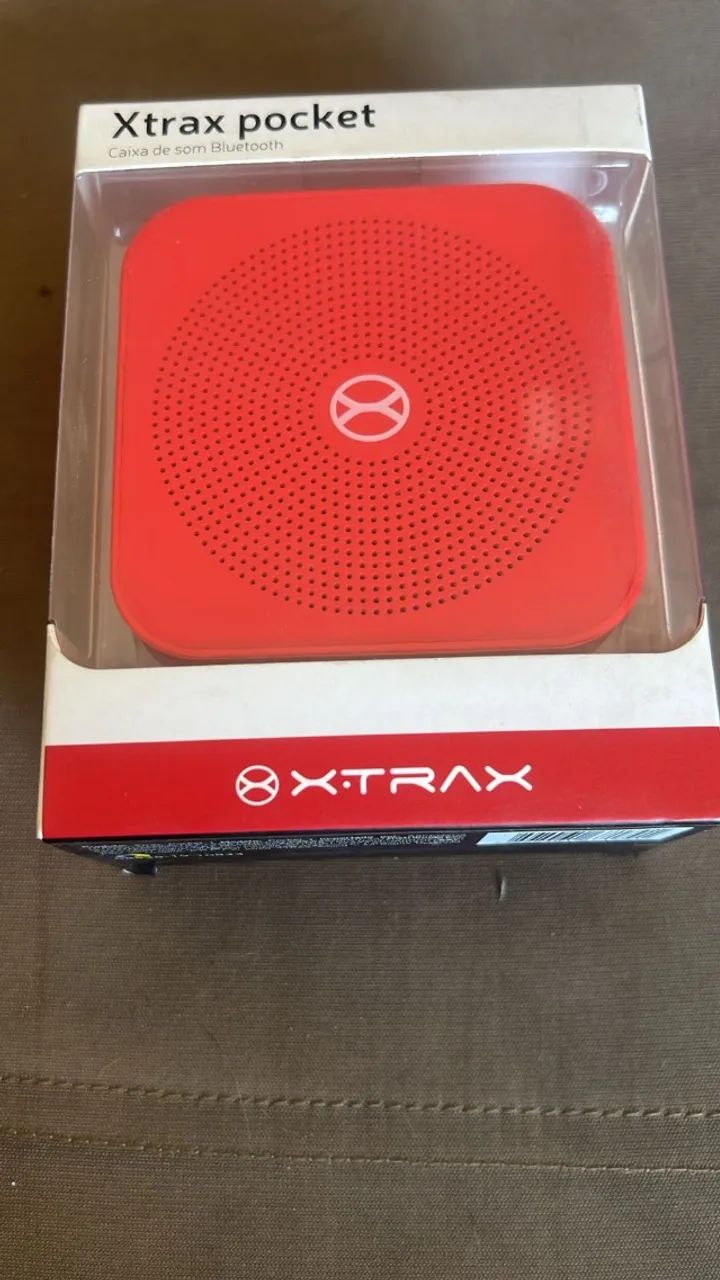 (NOVA) Caixa De Som Xtrax Pocket Vermelha Com Bluetooth 5.0 - Na caixa - Foto 2