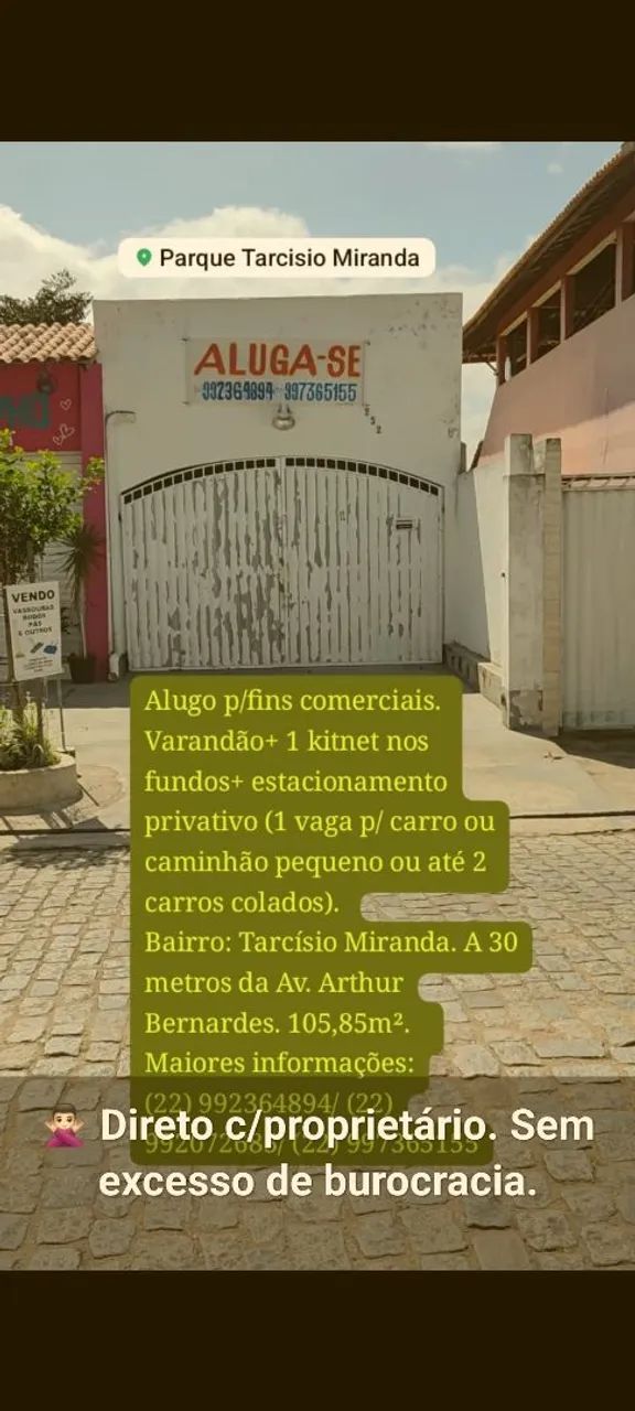 Foto - Campos dos Goytacazes - Parque Tarcisio Miranda