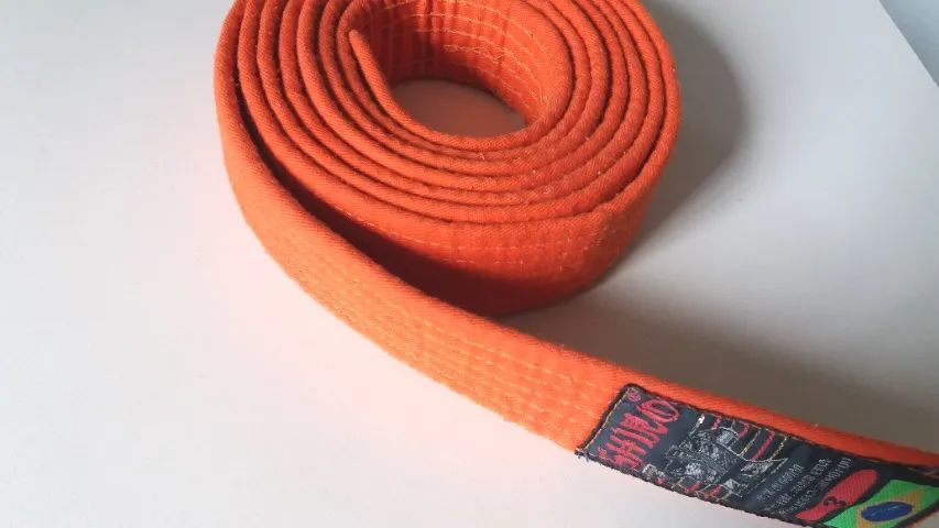 Faixa Laranja Para Kimono - Judo Karate Taekwondo - Foto 5