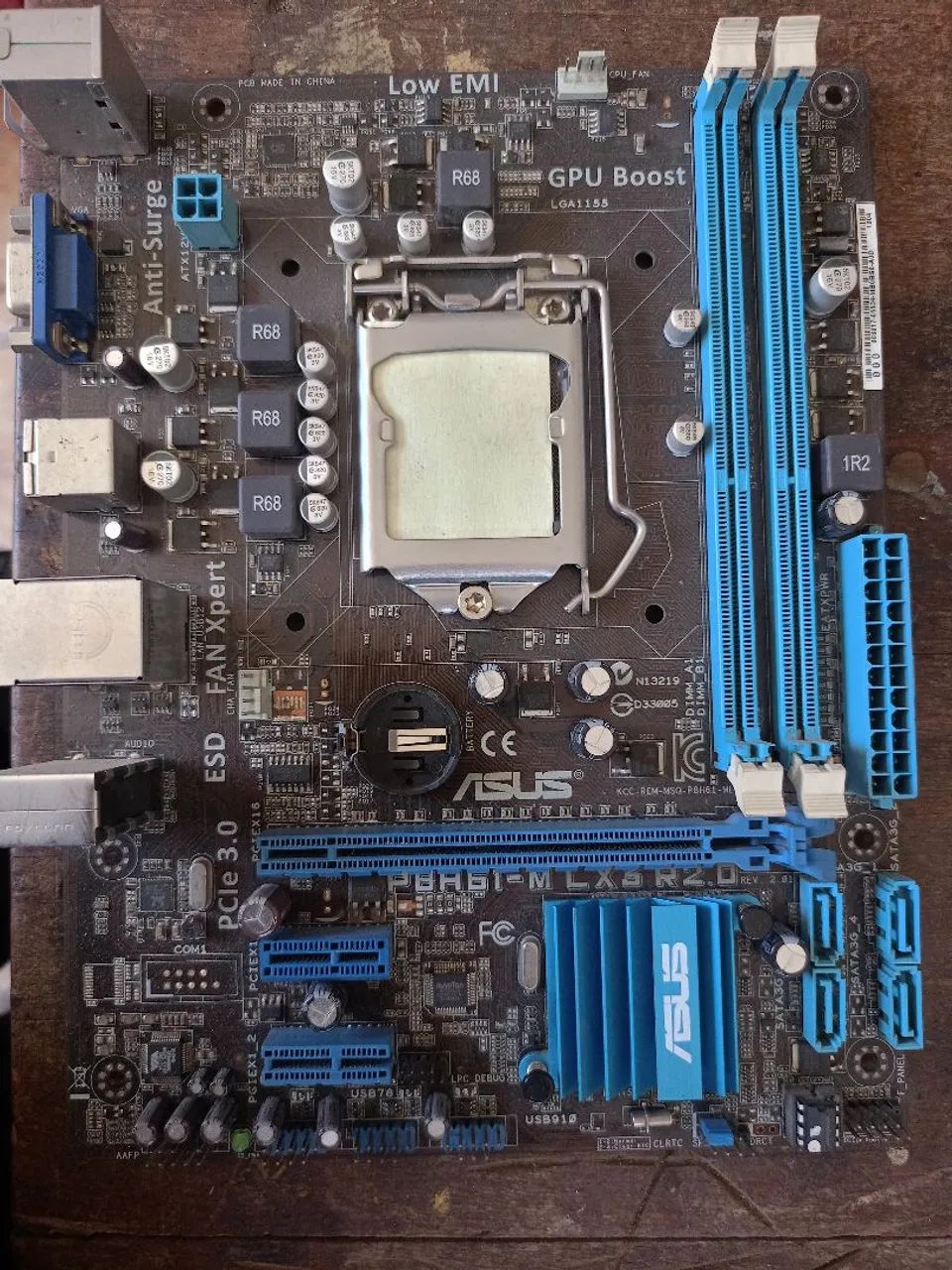 Placa mãe Asus  p8h61_mlx3r2.0 / 1155