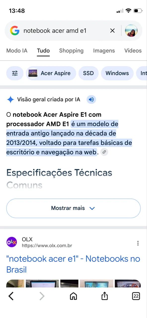 Notebook Acer AMD E1  - Foto 3