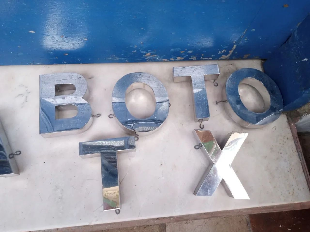 Letras inox usado  - Foto 4