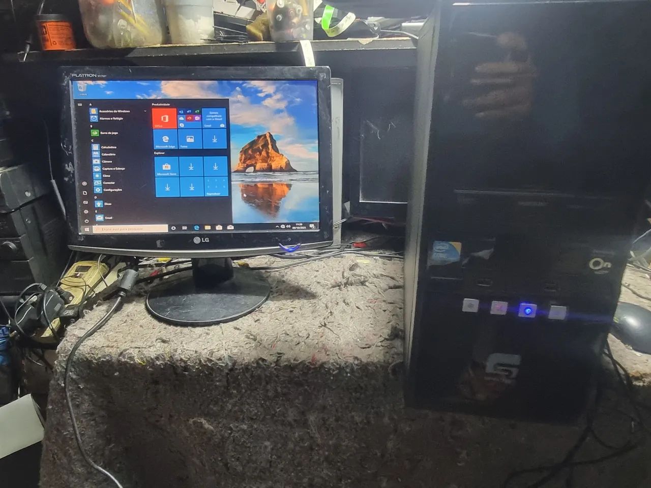 CPU i3 530  2.93GHz com placa  mãe msi h55m e33  HD 2 Tb  memória 16 gb com Windows10<br>