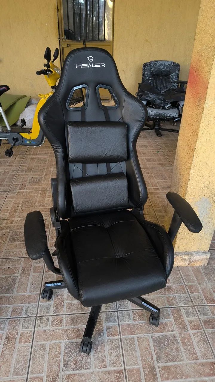 Cadeira gamer ótimo estado  - Foto 4
