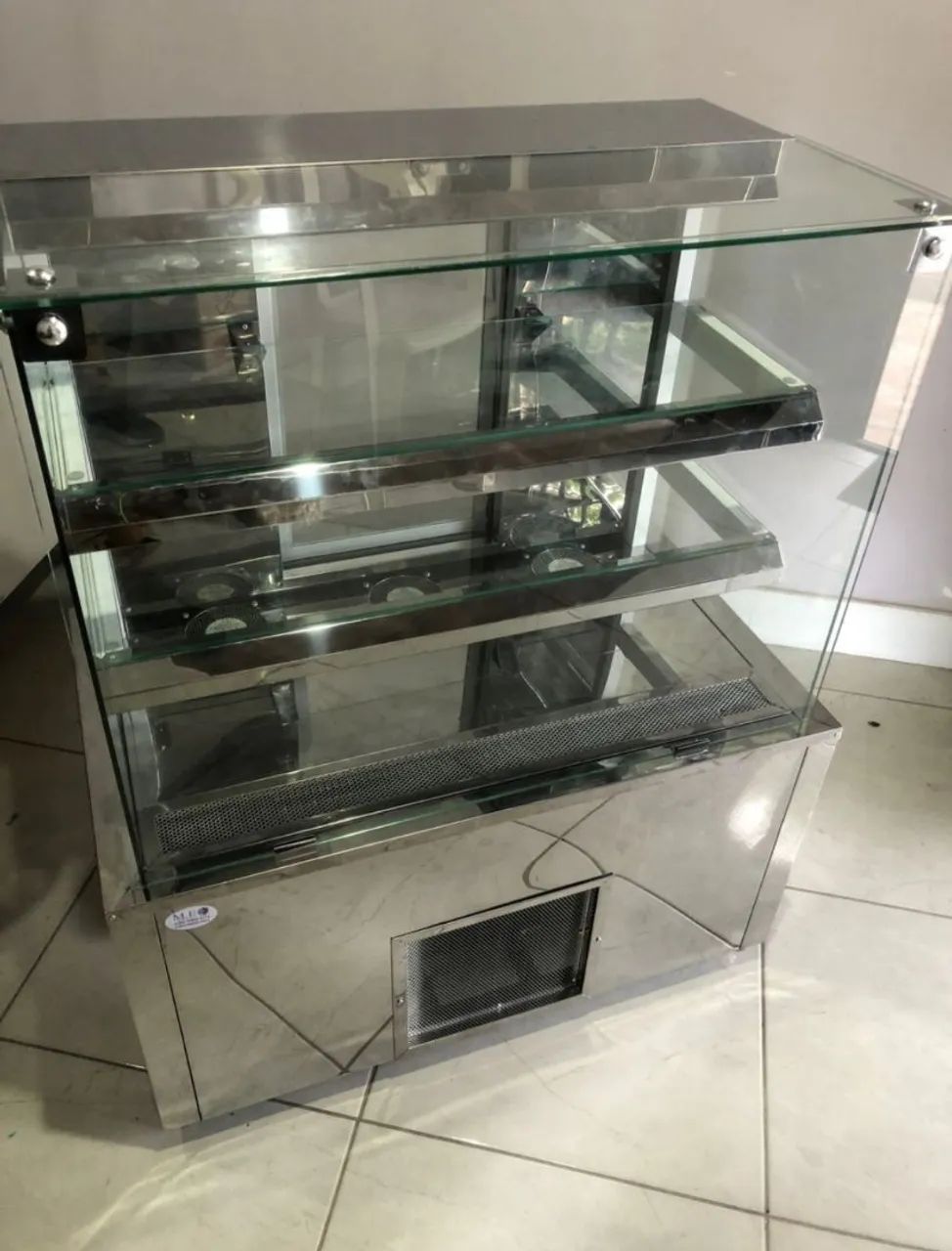 VITRINE REFRIGERADA  /QUENTE/NATURAL. - Foto 2