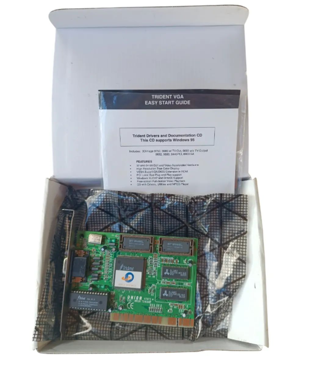 PLACA VIDEO PCI 2MB TRIDENT VGA NOVA K72