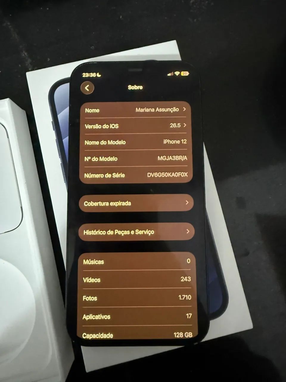 Iphone 12 128gb preto usado - Foto 5